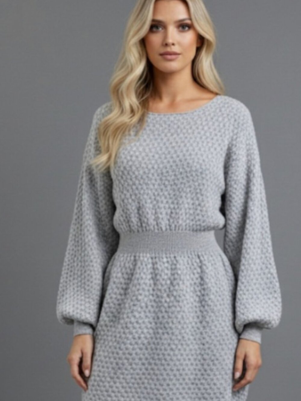 LAST ONE 🔥 Corset Waist Sweater Dress.